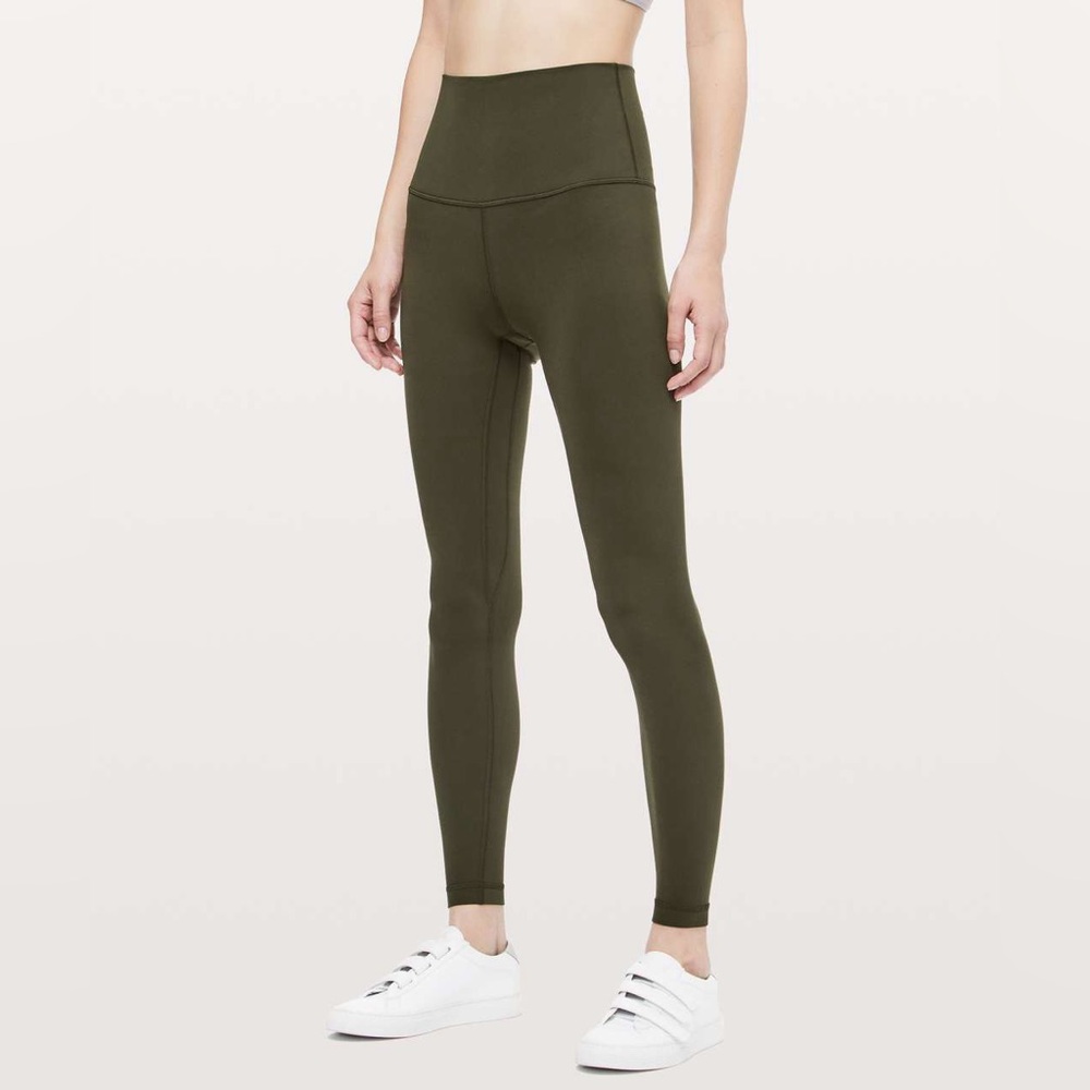 Lululemon Align High-Rise Pant 28 Dark Olive Green Size 2 NWT $98